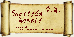 Vasiljka Marelj vizit kartica